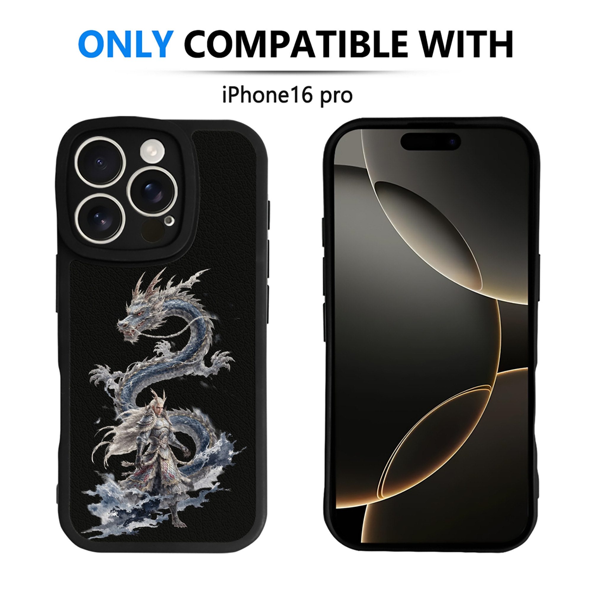 （画像用） Ne Zha 2 ナタ 魔童の大暴れ 【iPhone 16シリーズ対応】シリコンスマホケース（レザー調） 材質：シリコン